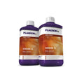 Plagron Cocos A and B two-part coco base nutrient bottles, front view