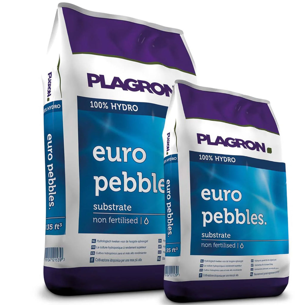 Plagron Euro Pebbles expanded clay substrate bag front view