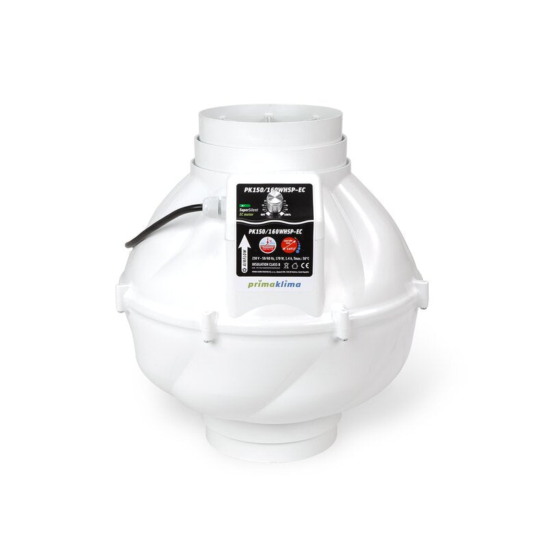 Prima Klima EC Whisperblower 150/160mm – 1400m³/h, Regulável