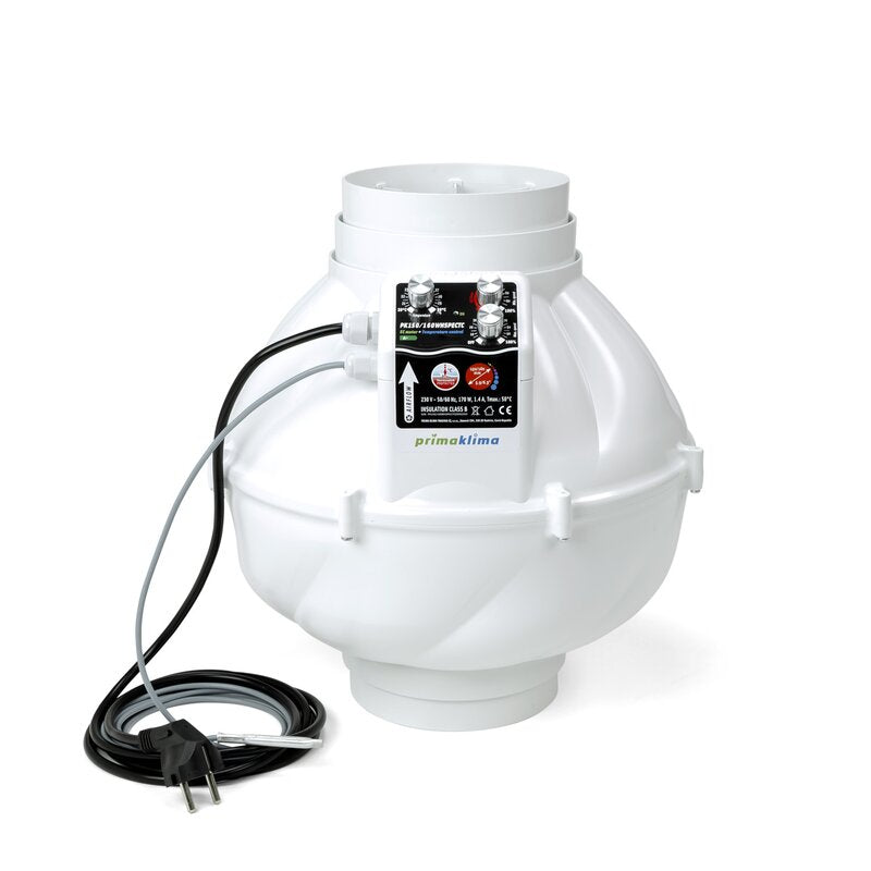 Prima Klima EC Whisperblower 150/160mm – 1400m³/h, Temp Controlled (Refurbished)