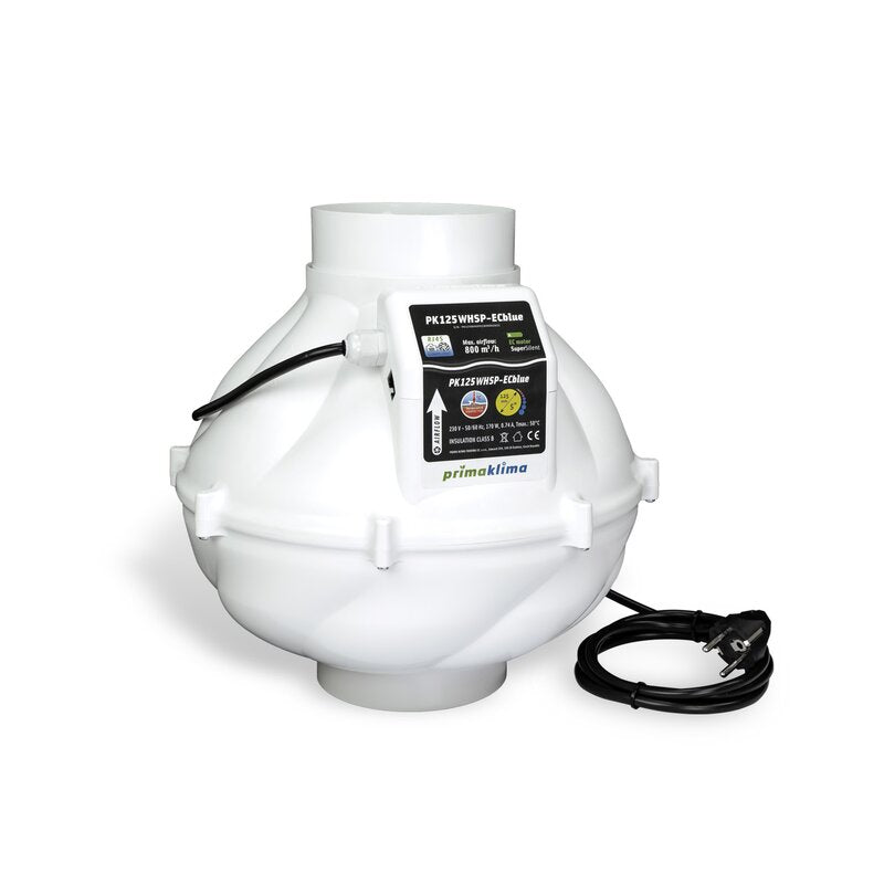 Prima Klima ECblue Whisperblower 125mm – 800m³/h