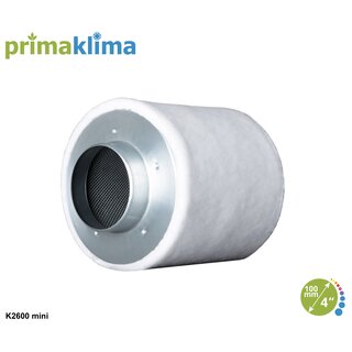 Prima Klima ECO Edition K2600 mini carbon filter 170m³/h with 100mm flange
