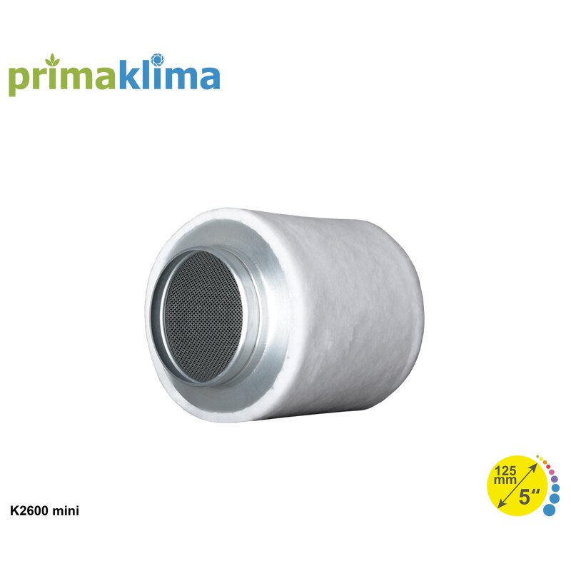 Filtre à charbon Prima Klima ECO Edition 170m³/h – bride 125mm