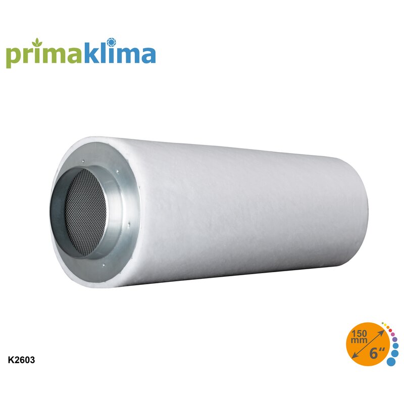 Filtre à charbon Prima Klima ECO Edition 800m³/h – bride 150mm