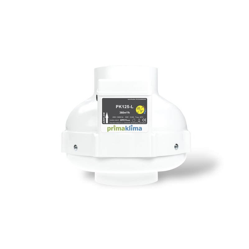 Prima Klima I Speed Radial Ventilator 125L – 360m³/h