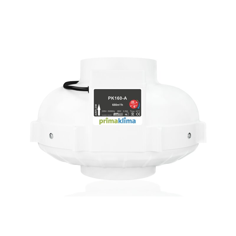 Prima Klima I-Speed Radialventilator 160A – 680m³/h