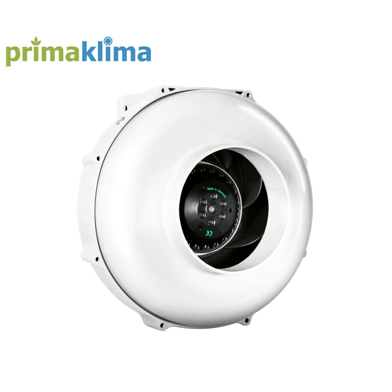 Prima Klima PK125-2 fan RadiCal impeller and mounting hardware detail
