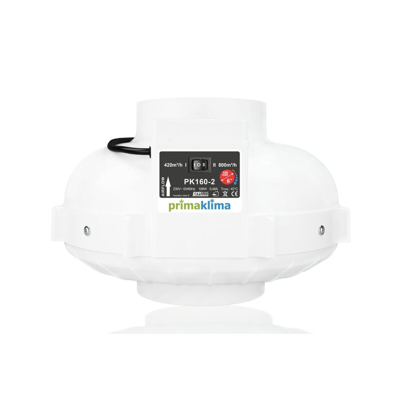 Prima Klima II Speed Radial Ventilator 160 – 420-800m³/h