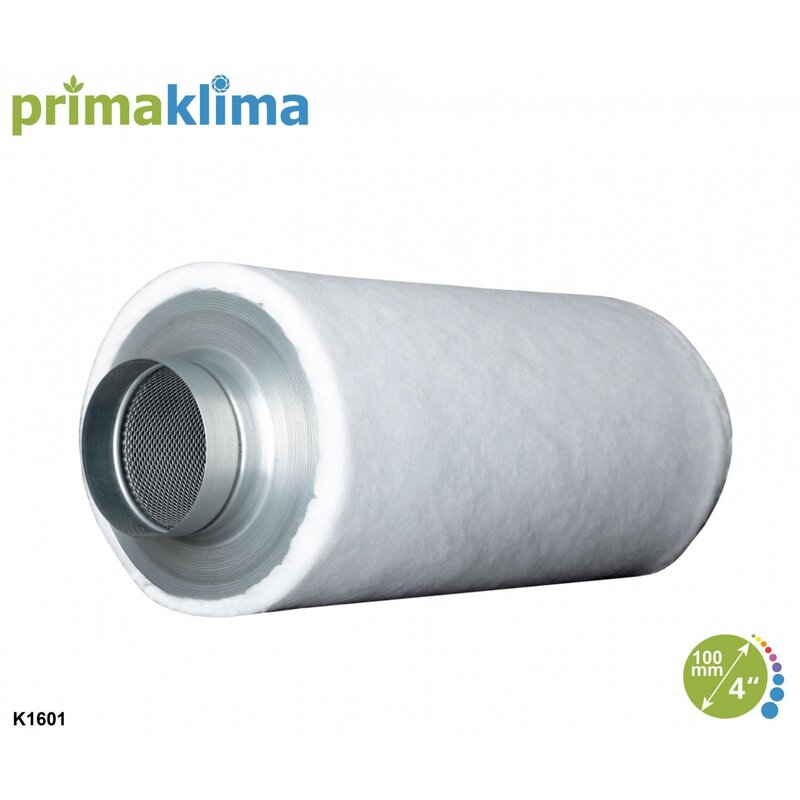 Filtre à charbon Prima Klima K1601 INDUSTRY Edition 280m³/h – bride 100mm, 40cm