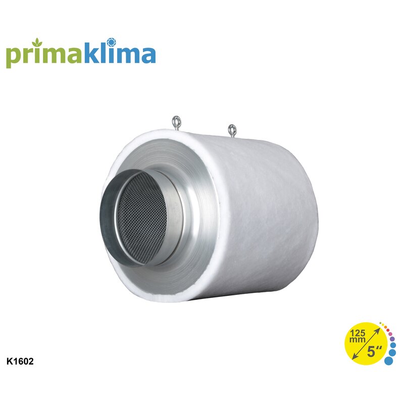 Prima Klima K1602 INDUSTRY Edition Aktivkohlefilter 240m³/h – 125mm Flansch