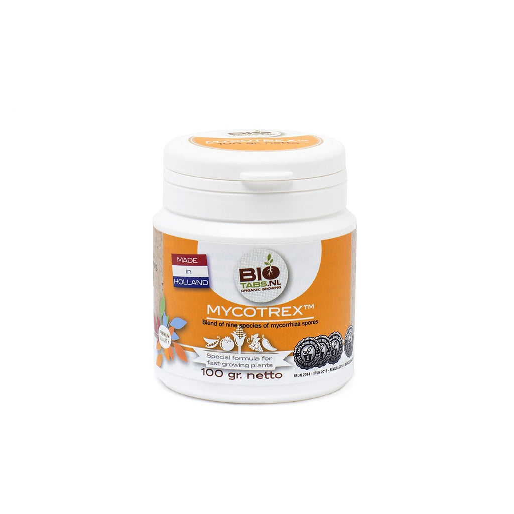 BioTabs Mycotrex pack back label with usage information