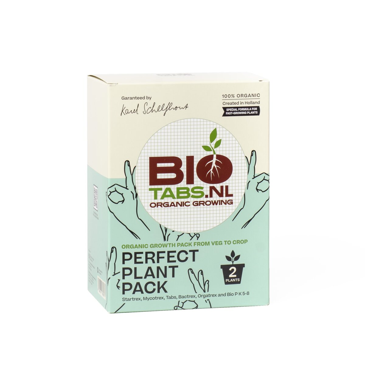 BioTabs Perfect Plant Pack organic grow starter kit box with contents
