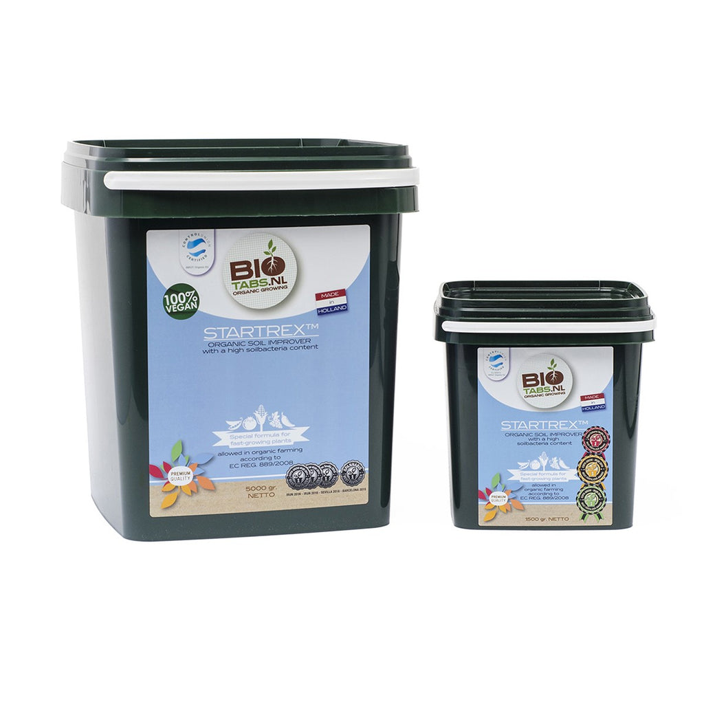 BioTabs Startrex organic soil conditioner packaging