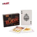 RAW Black Playing Cards deck in its RAW-branded box