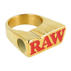 RAW Smoke Ring holding a pre-rolled cone hands-free