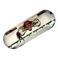 RAW Metal Skate Deck Rolling Tray with Graffiti 2 artwork by HighJack