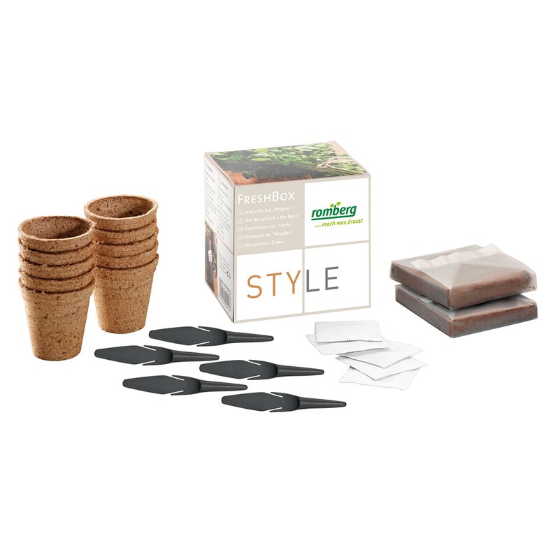 Romberg Fresh Box - Kit de Sementeira para Ervas Aromáticas