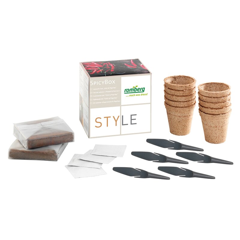 Romberg Spicy Box Kit de Culture pour Piment et Poivron