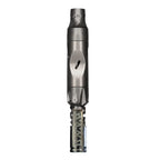 DynaVap VonG shown disassembled with its titanium tip, cap and storage tube