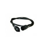 Sanlight Extension Cable 1m in black with RST20i3 3-pole plug and socket
