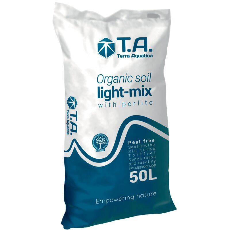 T.A. Organic Soil Light-Mix 50L Sem Turfa
