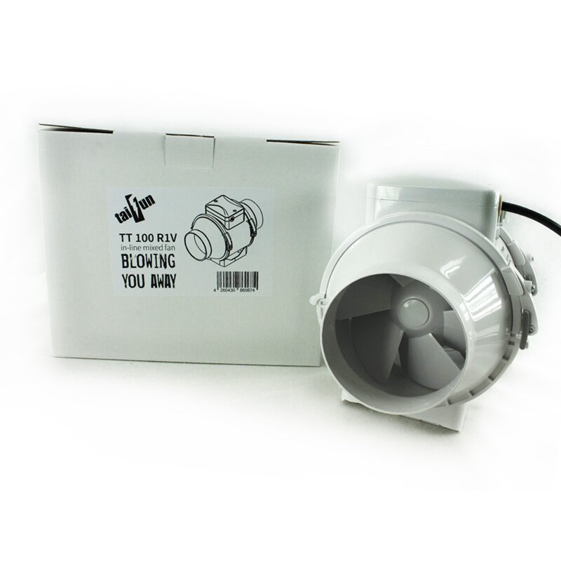 Taifun 2 Speed Inline Fan – 145/187m³/h 100mm Flange