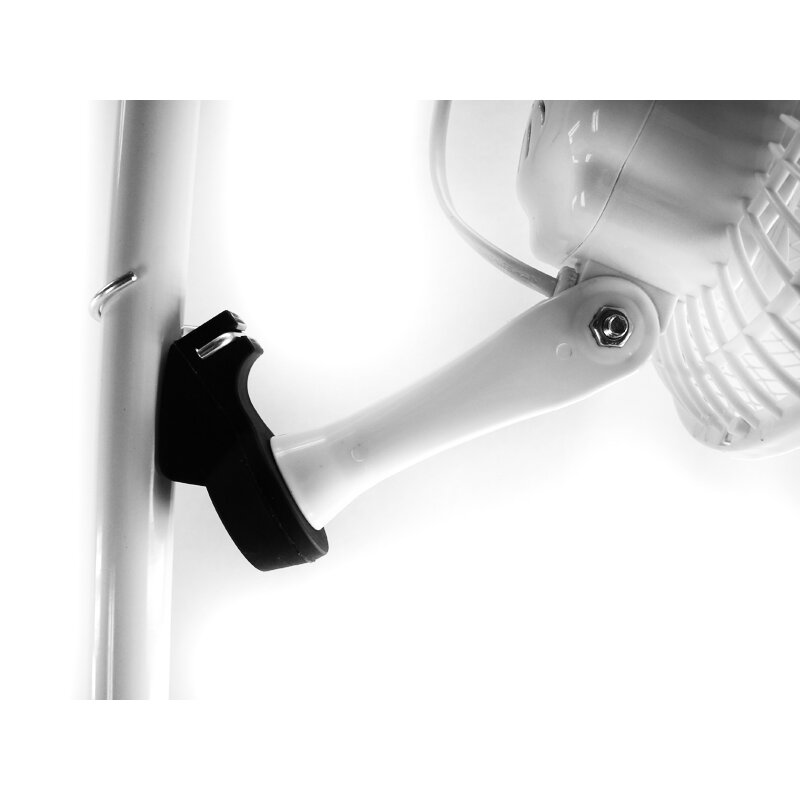 Taifun Polehanger with fan attached