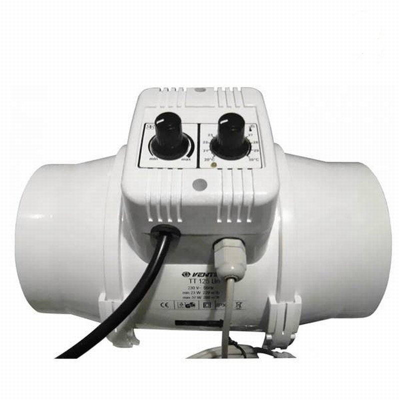 Ventilateur Vents TT 100 UnR1 – 187m³/h avec régulateur