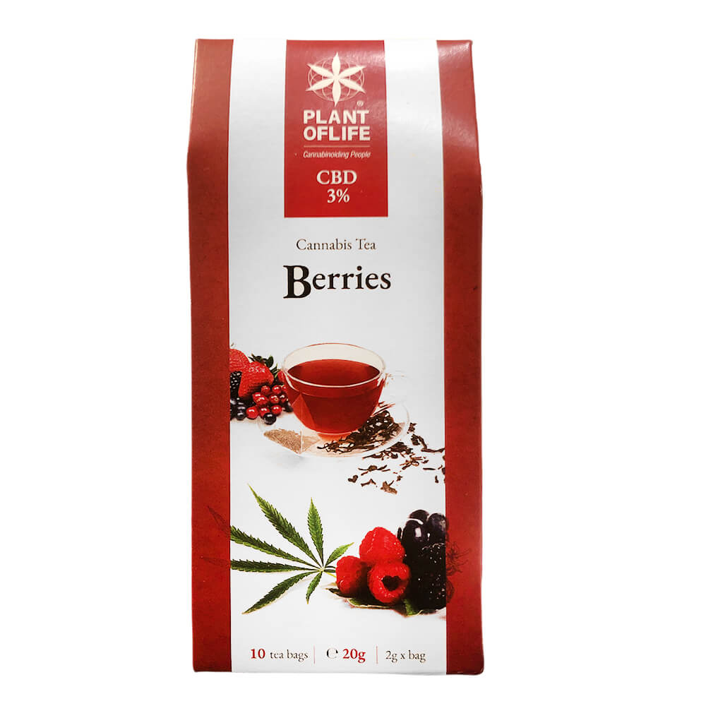 Plant of Life CBD Tea box, Citrus hemp infusion