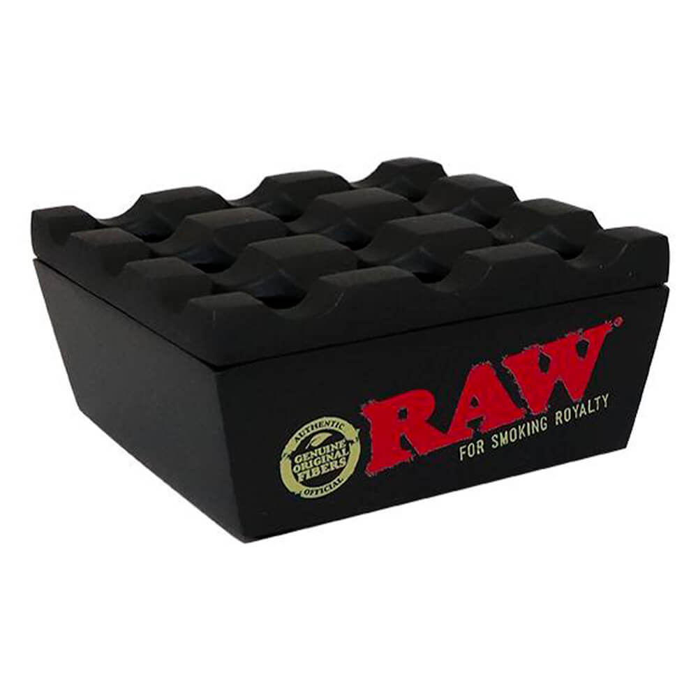 Cendrier RAW Regal en métal noir