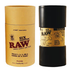 RAW Six Shooter variable cone filler with printed step-by-step instructions