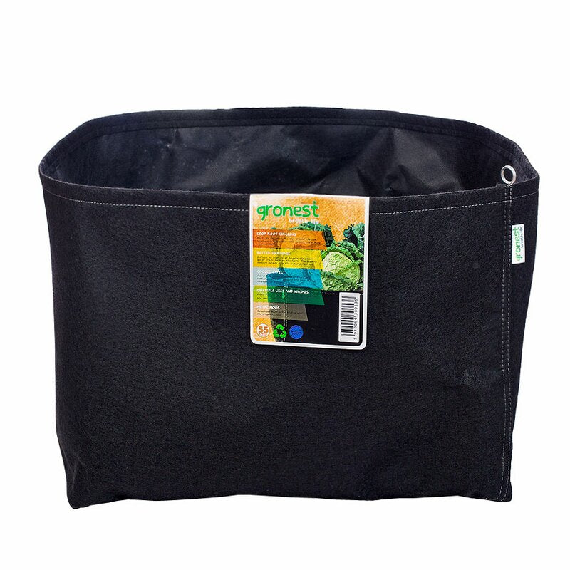 Gronest Fabric Pots 55L breathable grow pot, 43 x 43 x 30 cm
